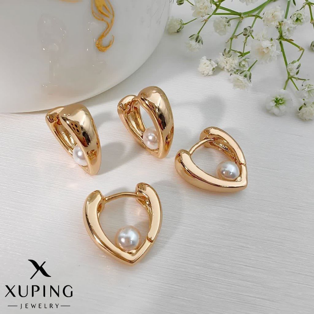 گوشواره مرواریدی ژوپینگ کد 1986 - خرید آنلاین از گالری آداس